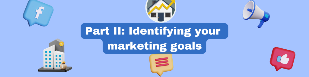 identifying your marketing goals banner